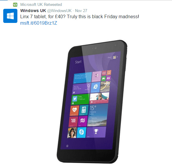 Windows Linx 7 Tablets