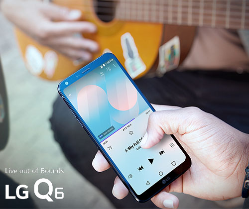 LG; LG Q6; Q6; smartphone; full vision; face recognition;