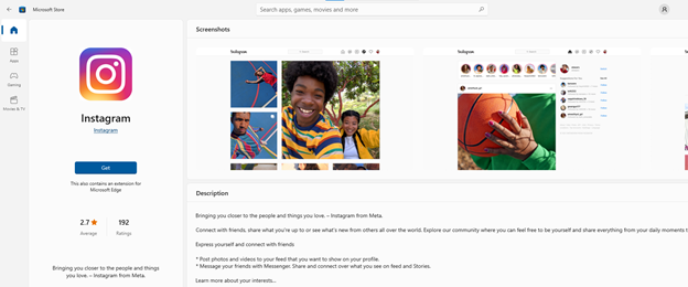 convert your Instagram just like on the mobile